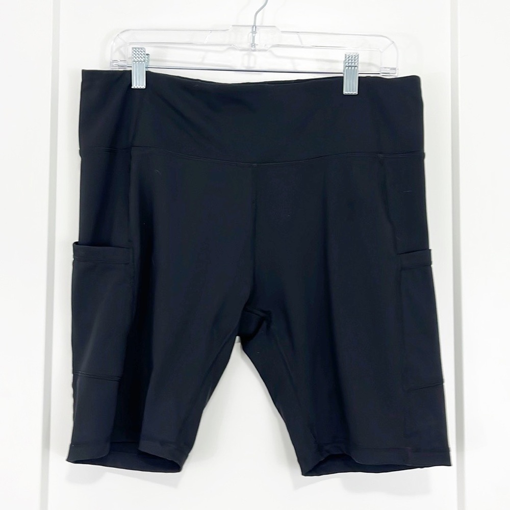 Baleaf Black Women’s Bike Shorts with Side Pockets